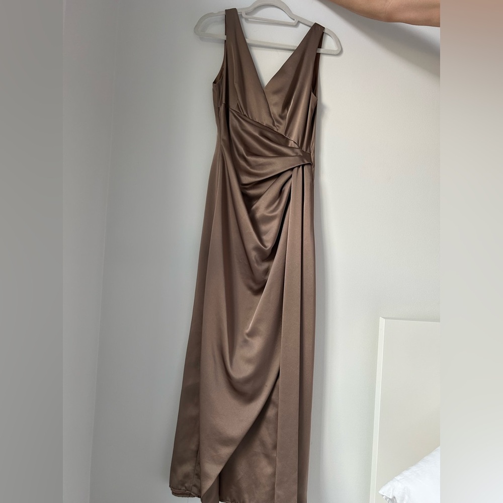 BCBG Max Azria Satin Evening Gown - Size 6